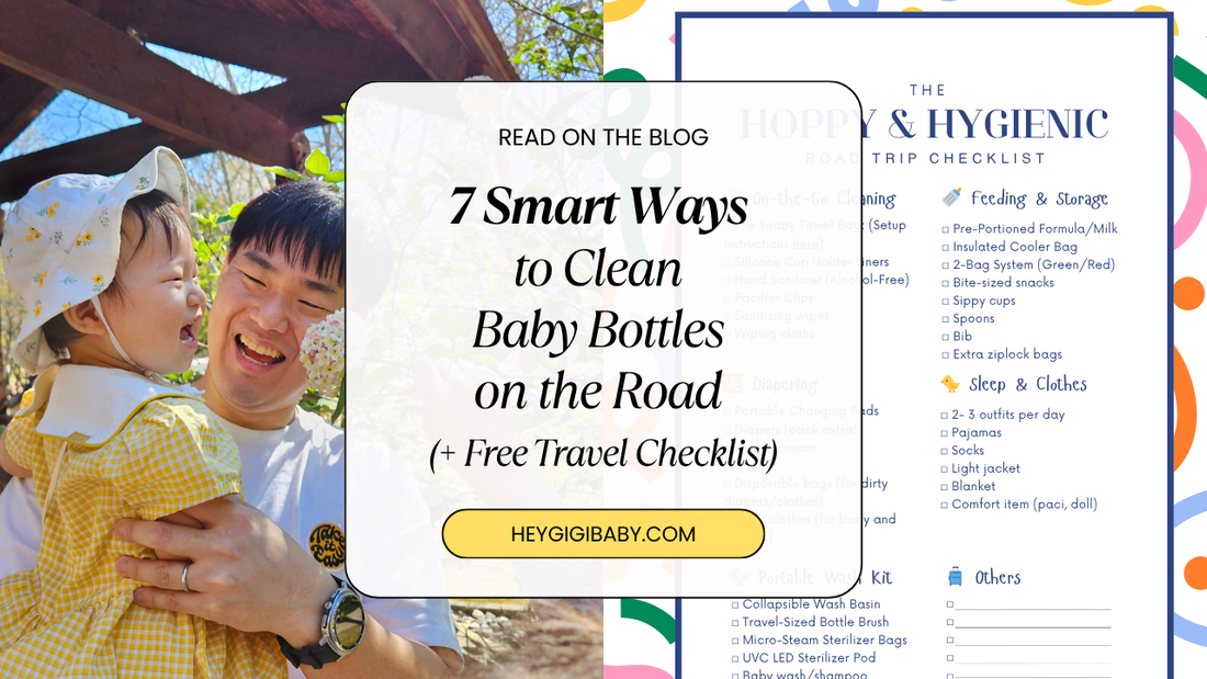 7 Smart Ways to Clean Baby Bottles on the Road (+ Free Easter Travel Checklist)