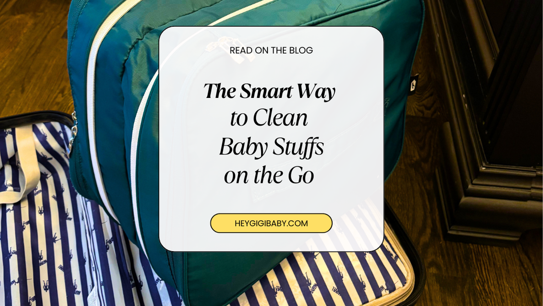 How to clean baby bottles while traveling without sink or bulky soap