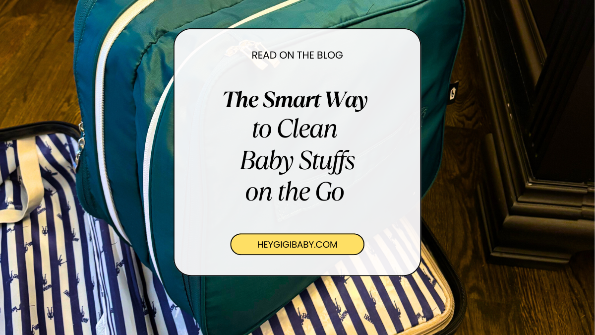 How to clean baby bottles while traveling without sink or bulky soap