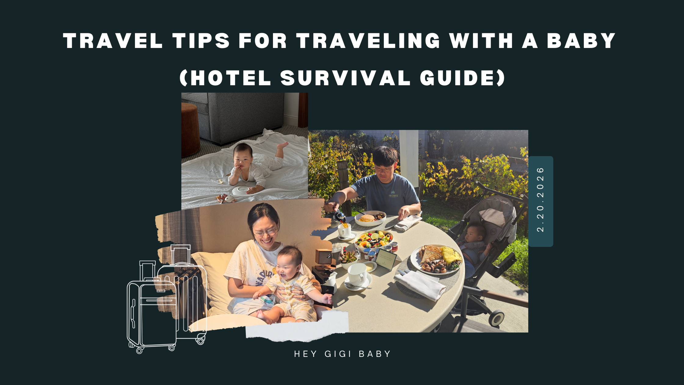 Real life while traveling with a baby and settling into a temporary home.